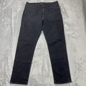 Lucky Brand Jeans Men's Size 38x34 Denim 410 Athletic Slim Jeans Black